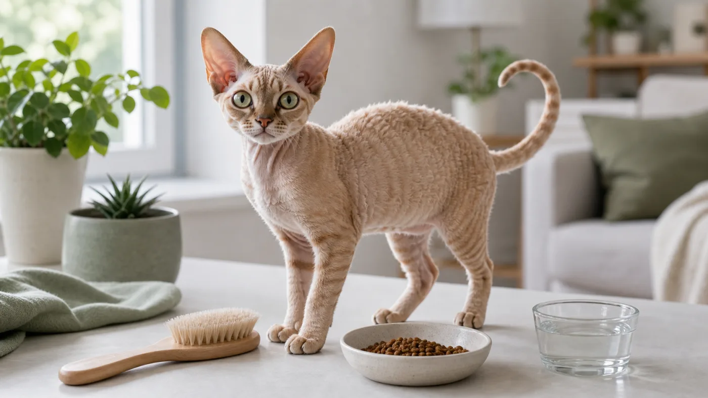 Alimentation du Devon Rex : énergie, muscles et pelage frisé - alimentation chat devon rex pelage frise nutrition