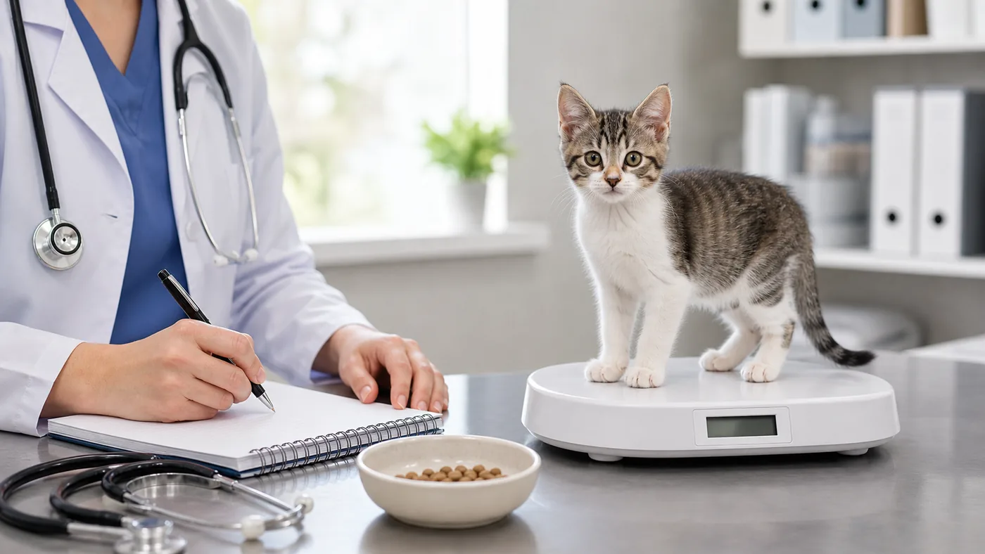 Alimentation du chaton : croissance, sevrage et ration - alimentation chaton croissance suivi veterinaire