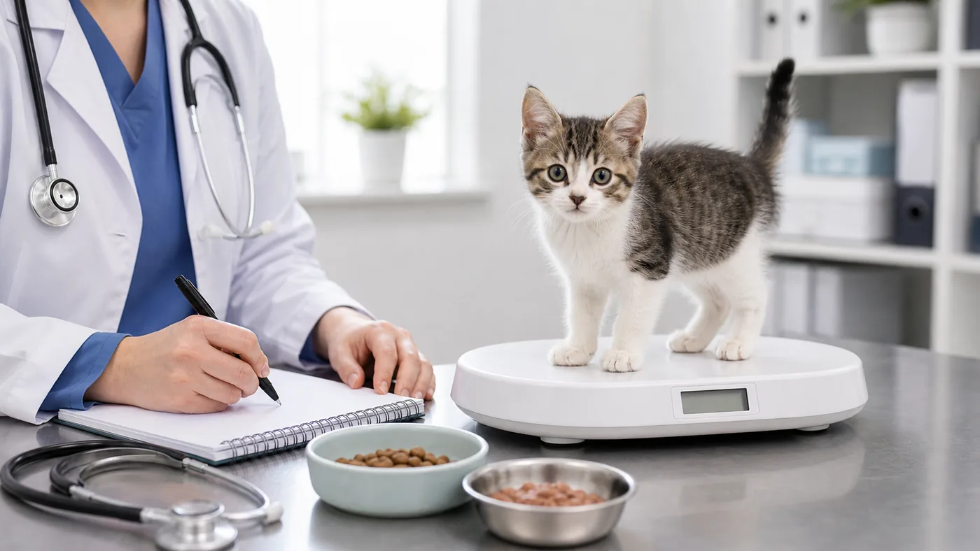 Alimentation du chaton de 0 à 6 mois : guide complet - alimentation chaton premiers mois suivi poids veterinaire