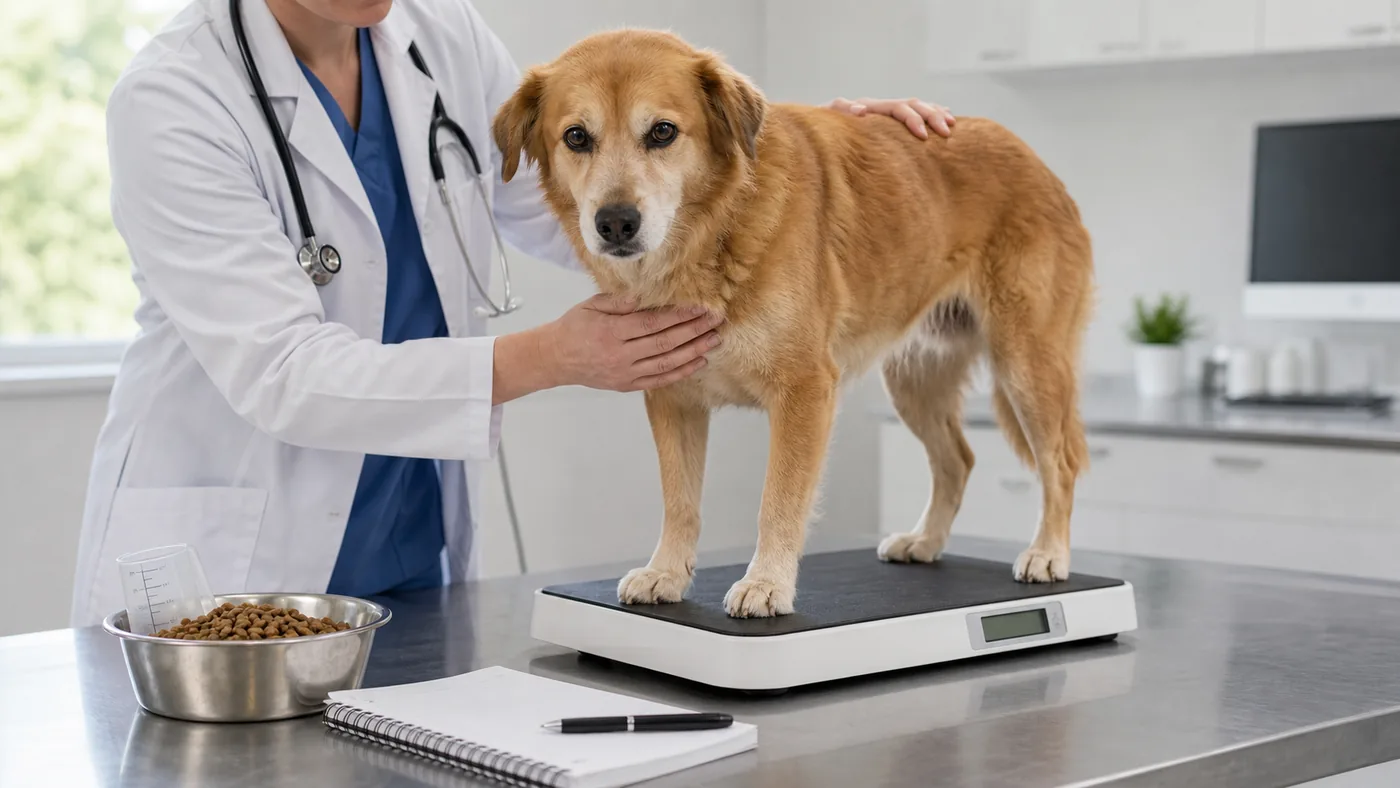 Alimentation du chien atteint de cancer : appétit et muscle - alimentation chien cancer suivi poids muscle