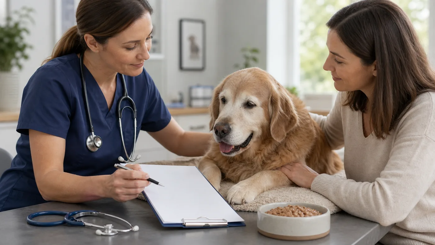 Alimentation du chien en fin de vie : confort, appétit et soins palliatifs - alimentation chien fin de vie consultation palliative