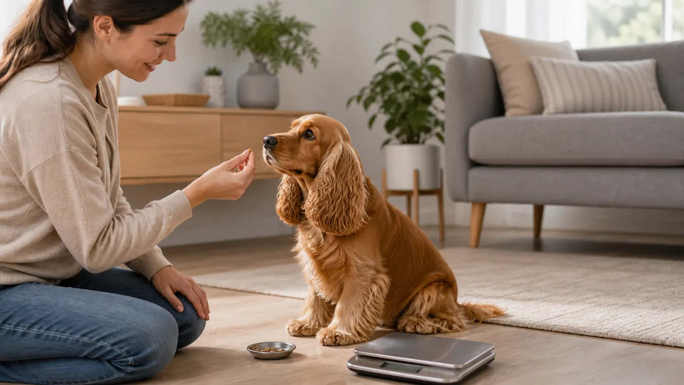 Alimentation du Cocker Spaniel : poids, oreilles, peau et pelage - alimentation cocker spaniel friandises faible graisse