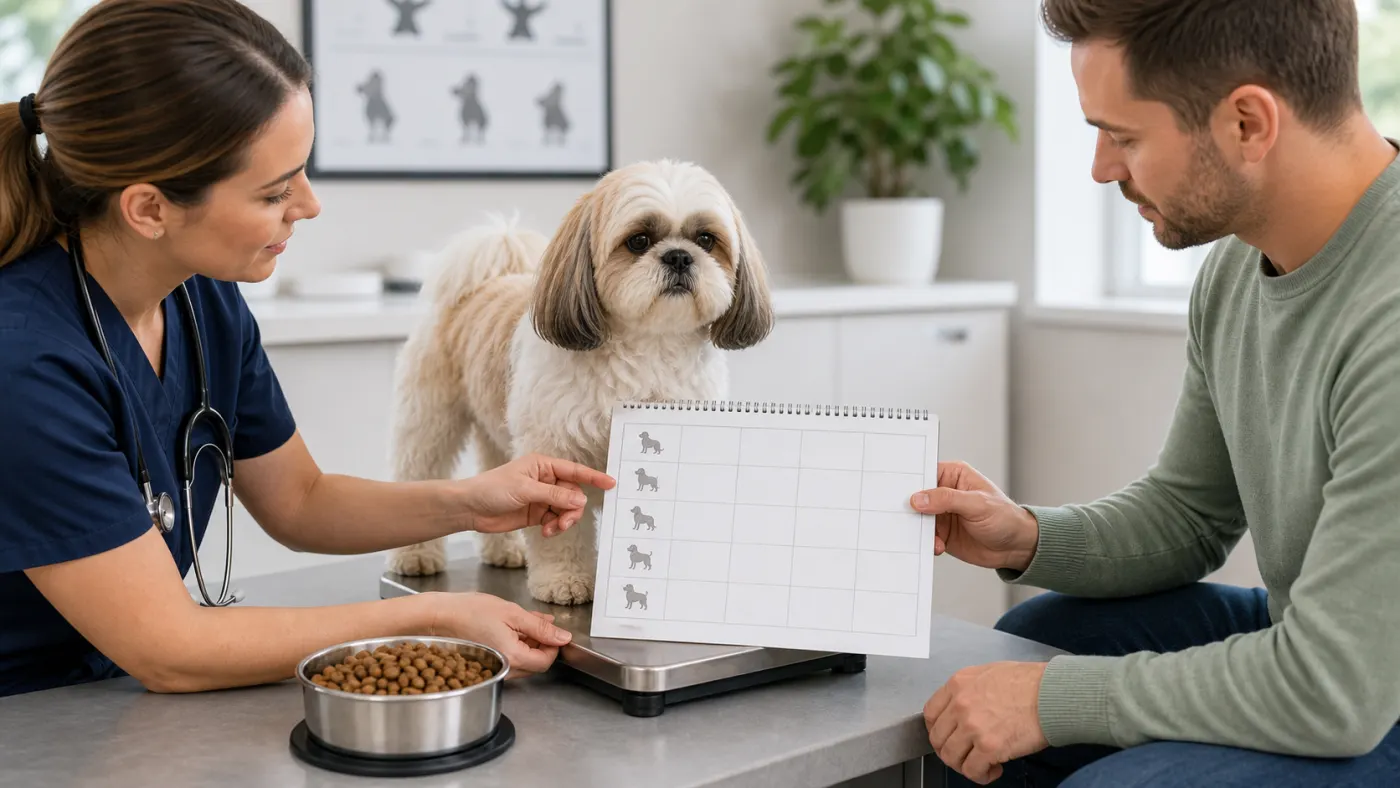 Alimentation du Shih Tzu : petite bouche, dents, poids et hydratation - alimentation shih tzu suivi poids
