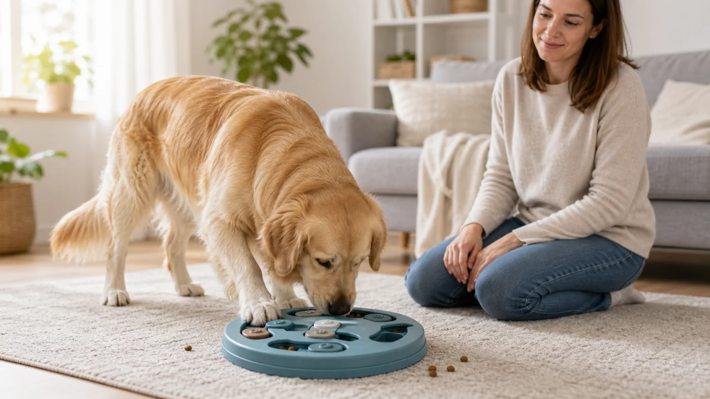 Coprophagie chez le chien : causes alimentaires et solutions nutritionnelles - coprophagie chien enrichissement