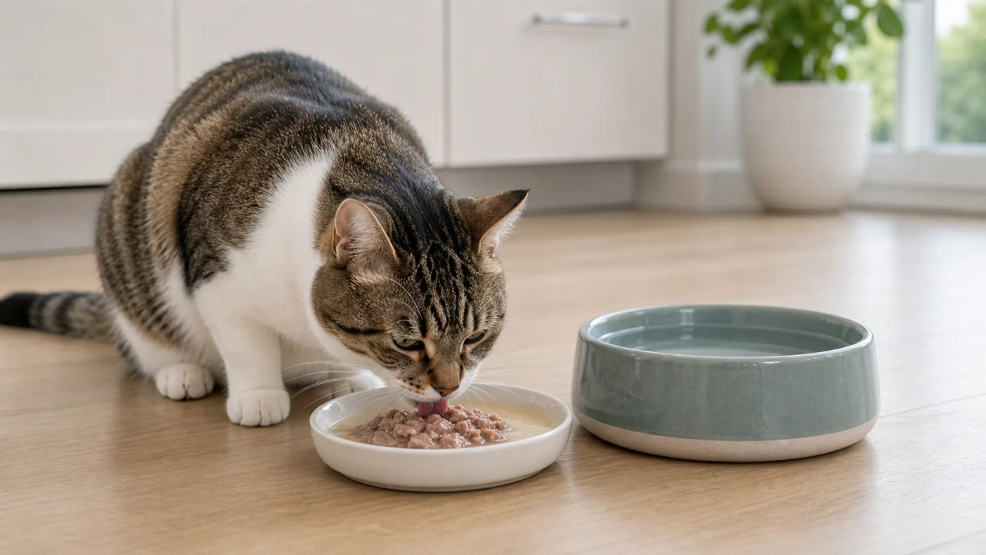 Hydratation du chat : pâtée, reins et santé urinaire - hydratation chat patee urinaire